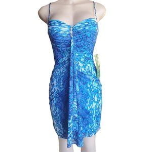 Onyx Nite Ruched Cocktail Dress